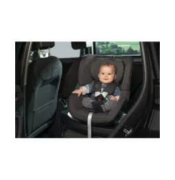 Britax Romer DUALFIX PLUS, Space Black, 40-105 cm (od narodenia do 4 rokov) + DARČEK nálepka "Dieťa v aute"
