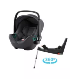 Autosedačka Baby-Safe 3 i-Size Flex Base 5Z Bundle, Midnight Grey