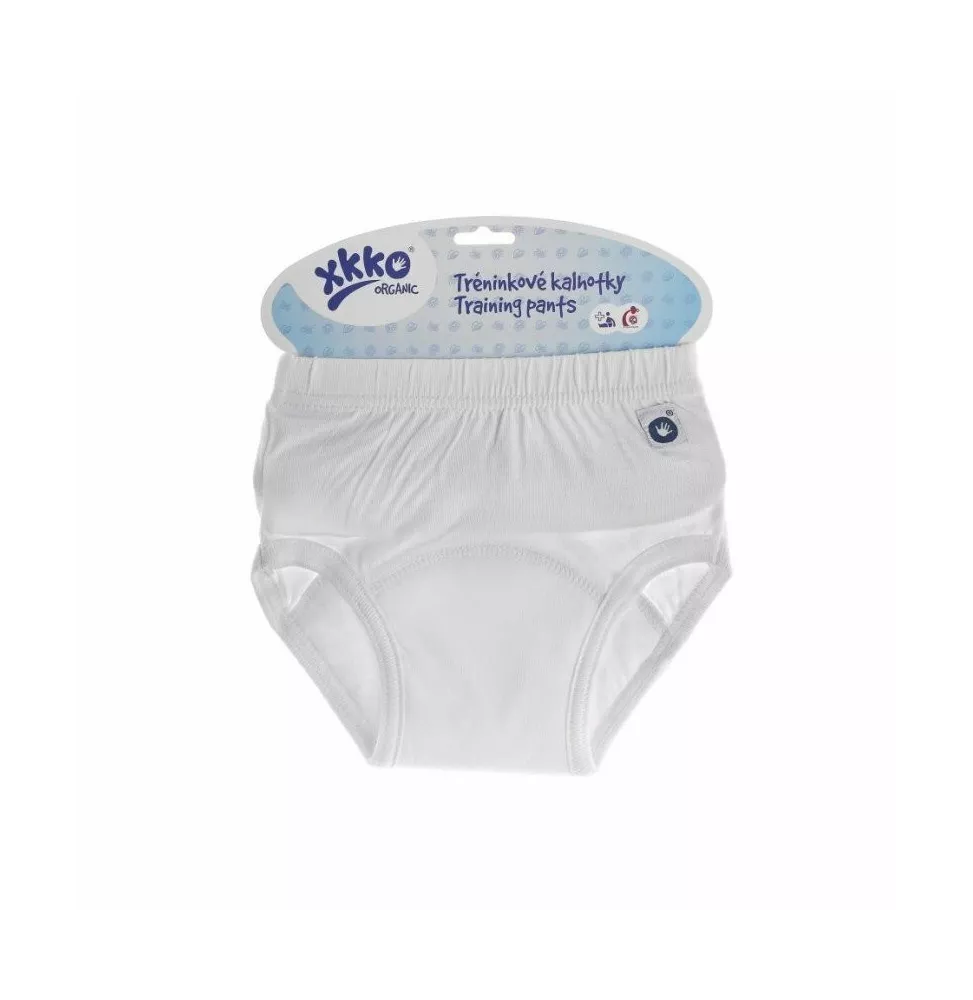 XKKO Tréningové nohavičky Organic - Biele, veľkosť L