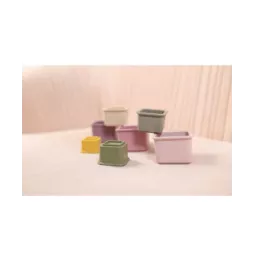 Silikónové stohovacie poháre, Multicolor