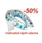 Vankúš na kojenie EXCLUSIVE modré kruhy -50% ZĽAVA !