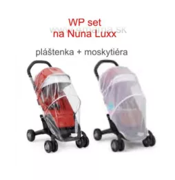 Weather Pack set (pláštenka+moskytiéra) Nuna Luxx Plus a Nuna Pepp - VÝPREDAJ -50% ZĽAVA