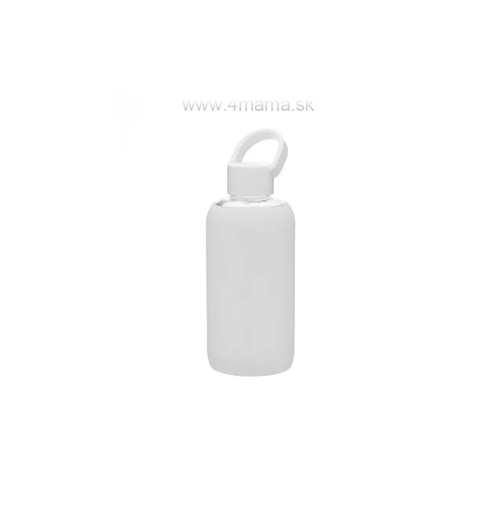 ECOVIKING Fľaša na vodu sklenená 420 ml - silikónový obal