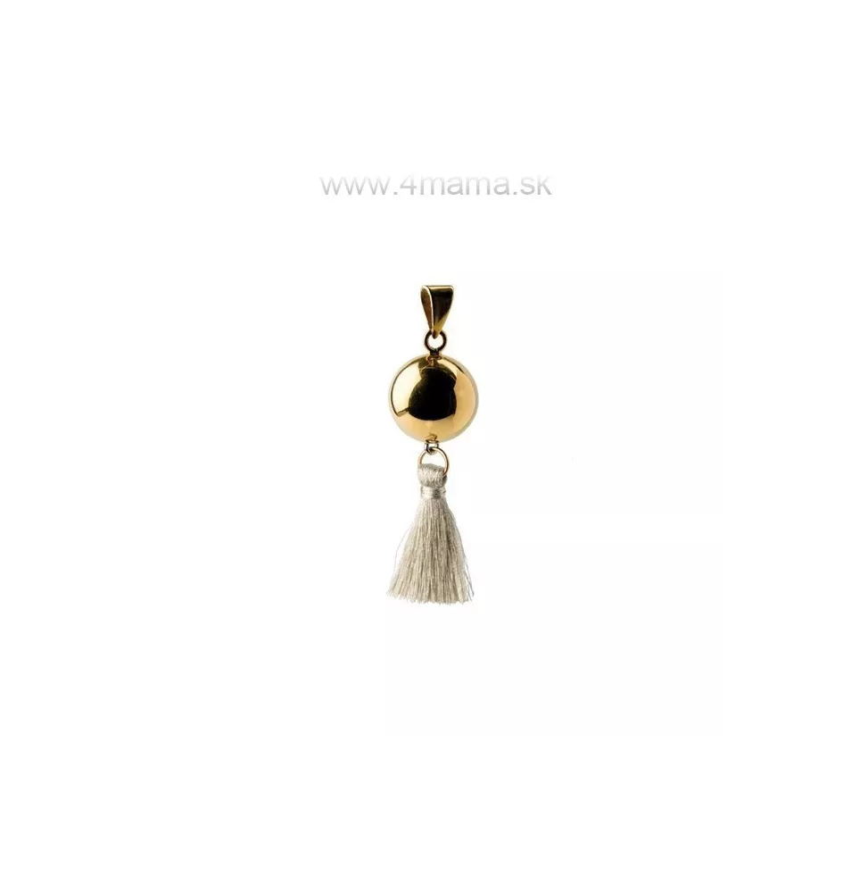 BOLA - gold with tassle