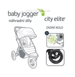 BABY JOGGER Zadné koleso na kočík CITY ELITE