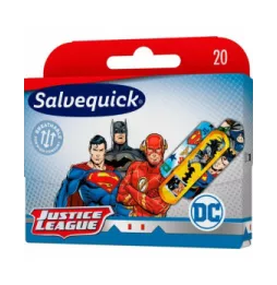 Salvequick Justice League Náplasť pre deti, 20 ks