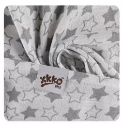 XKKO BMB Bambusová osuška Little Stars Silver, 90x100, 1ks