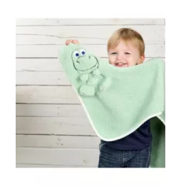 CuddleCo Comfi-Snuggle , Detská deka, 90x60cm, Psík Patch