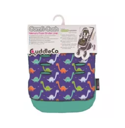 CuddleCo Comfi-Cush, Vložka do kočíka, 80x33cm, Dinosaury
